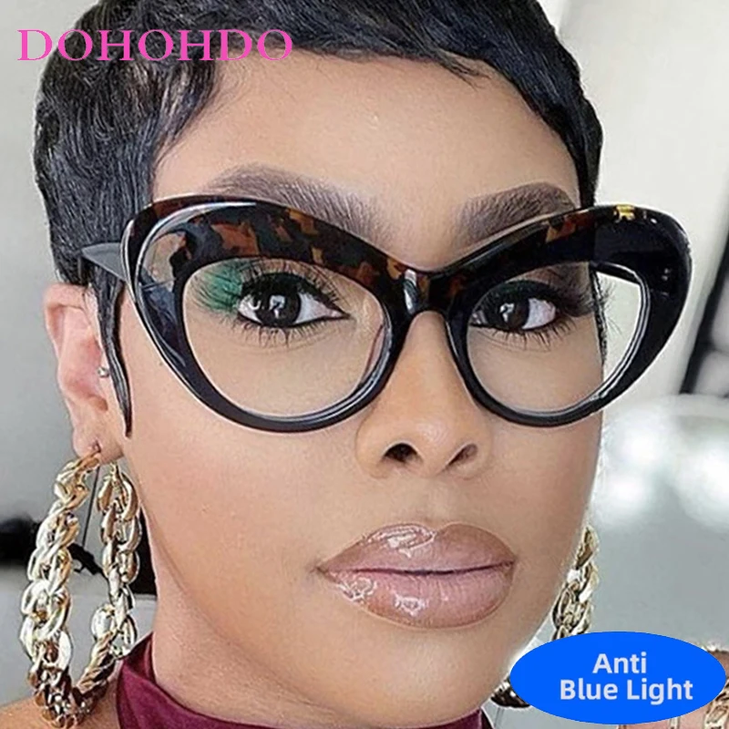 

Trendy Vintage Cat Eye Women Anti Blue Ray Glasses New Brand Designer Computer Glasses Man For Office Work Окуляри Жіночі Lentes