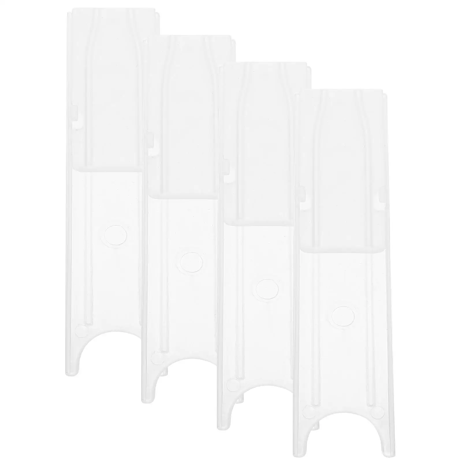 

4Pcs Plastic ABS Clarinet Case Saxophone Reeds Storage Box Individual Protection Clip Ventilation Airflow Damping Prevention