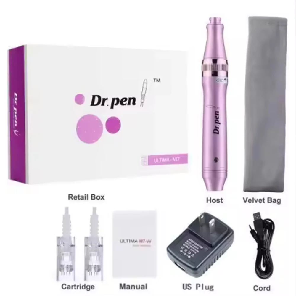 

Электрический дрель M7 Беспроводной/проводной аппарат для ухода за кожей, тату-машинка, микроигольчатый прибор для косметических процедур, инструмент для ухода за лицом, косметическое оборудование