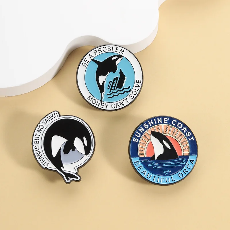 Cartoon Animal Enamel Brooch Lapel Pin Book Cat Crying Frog Hippo Butterfly Rabbit Fitness Muscle Duck Metal Badge Jewelry Gift