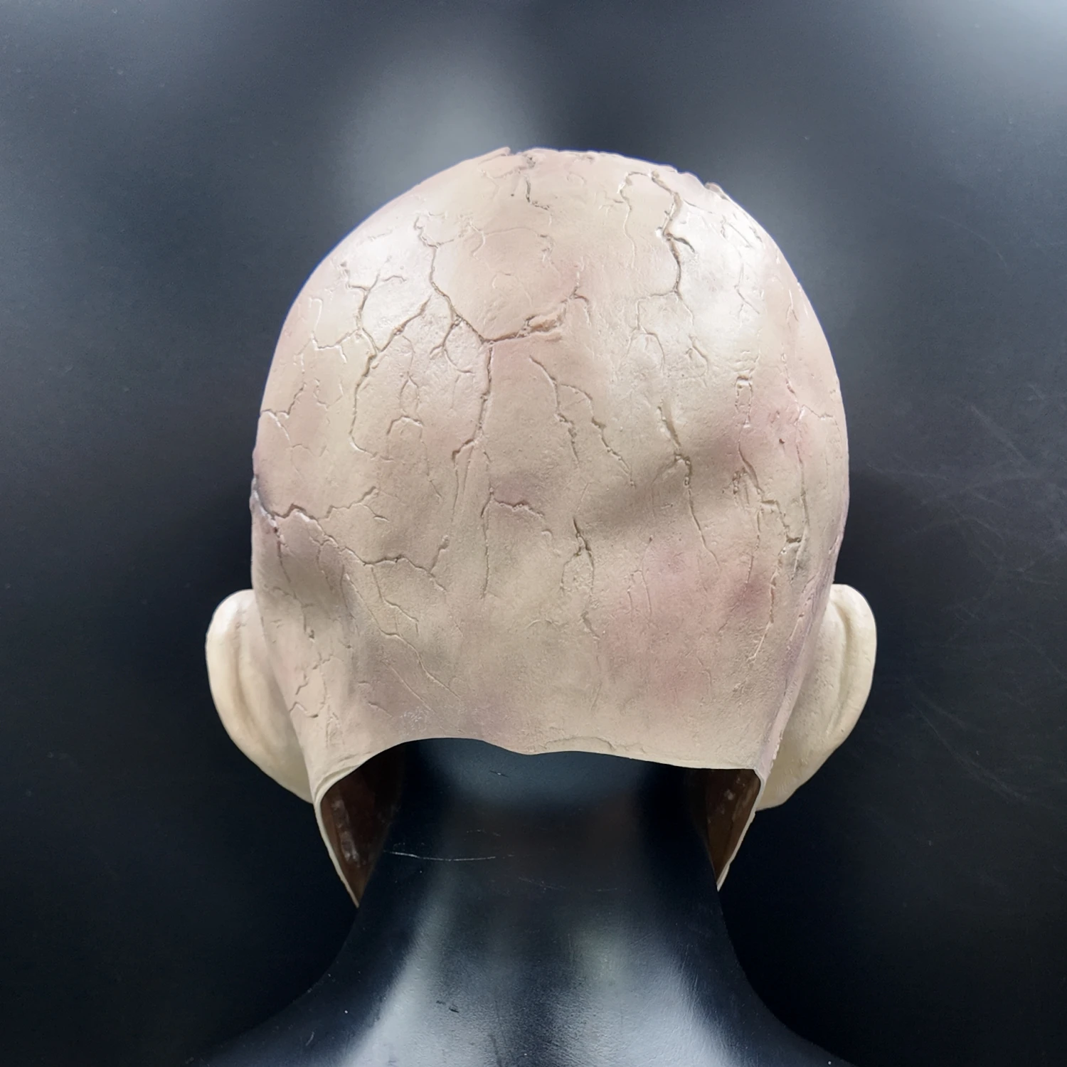 Halloween Latex Totenkopfmaske – Schreiende Zombie-Horrormaske für den ganzen Kopf – Gruselige Geister- und Gefangenen-Cosplay-Party-Kostüm-Requisite – Detail 6