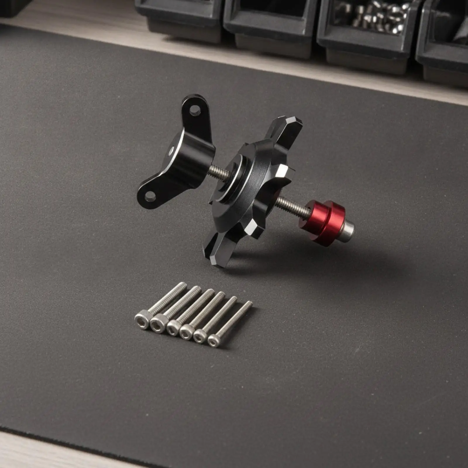 1 10 Scale RC Beadlock Wheel Hub Remover Aluminum Tire Mounting Tool for Crawler Maintenance