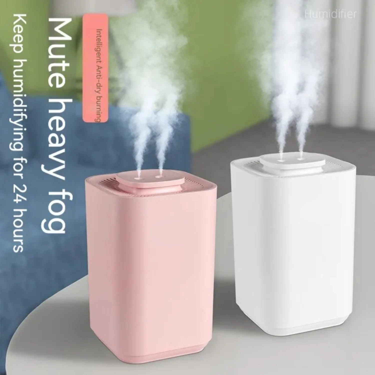 Humidificateur à spray hydratant, silencieux, grande capacité de 3,3 L, pour bureau et chambre à coucher, améliore la qualité de l'air grâce à ce spac, nouveauté