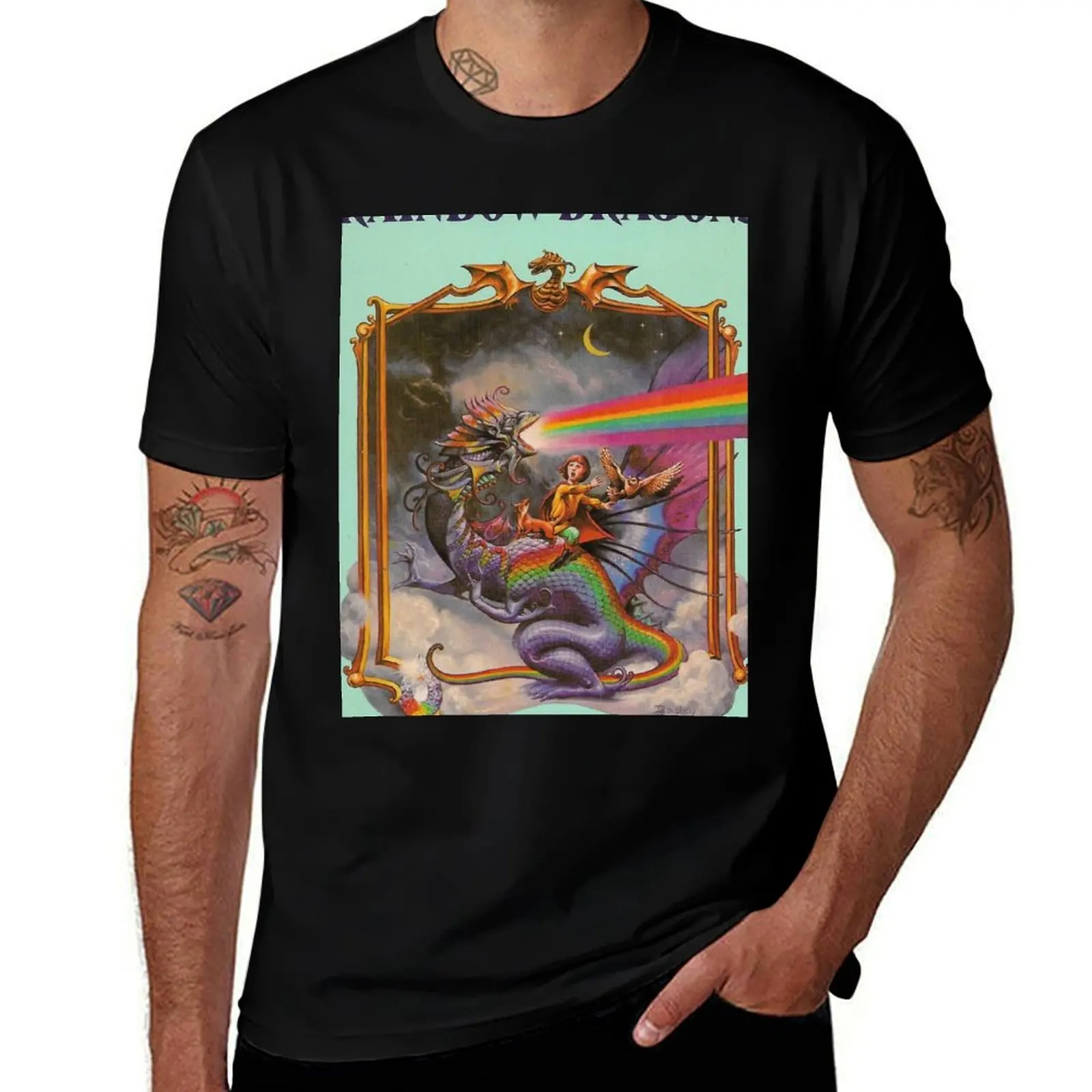 

Dungeons and Dragons Revenge of the Rainbow Dragons T-Shirt funny gifts clothes mens big and tall t shirts