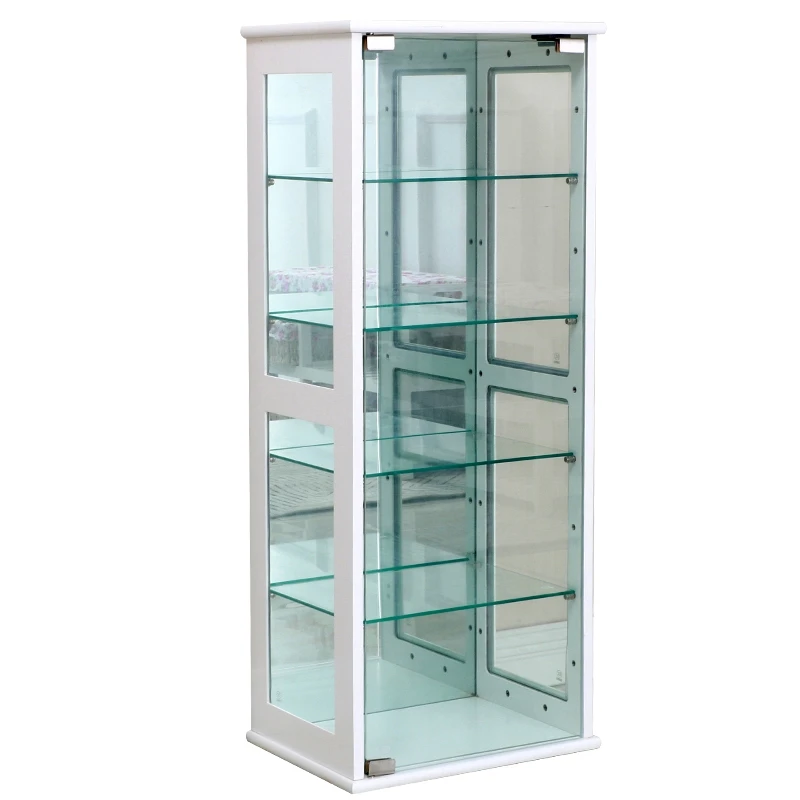 custom.Factory tempered Glass with MDF base 3 layers glass showcase cabinet countertop display