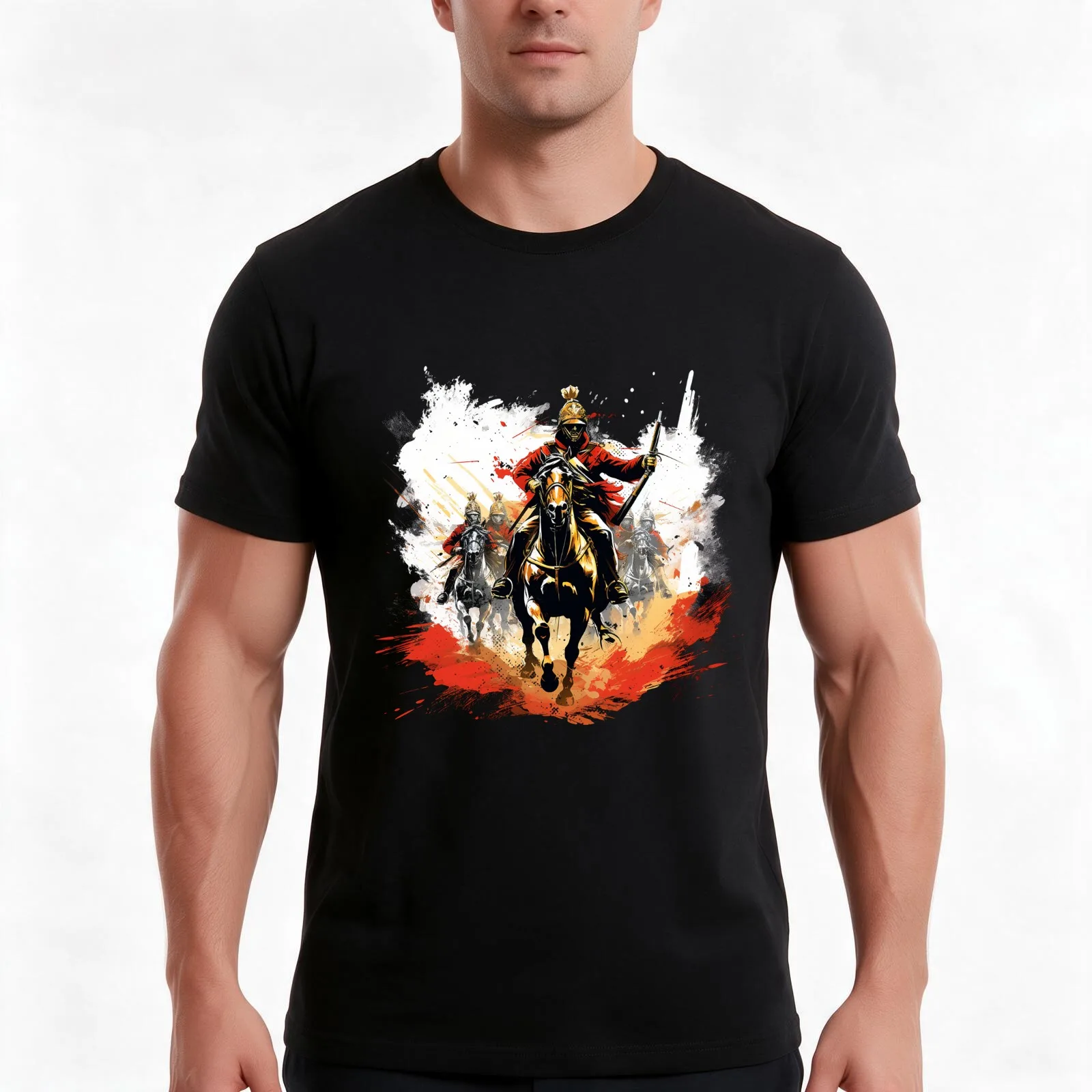 Waterloo's Legacy - 200 Years of Historical Impact T-Shirt, Summer Casual Cotton Tee, Oversized Streetwear Tops, 100% Cotton