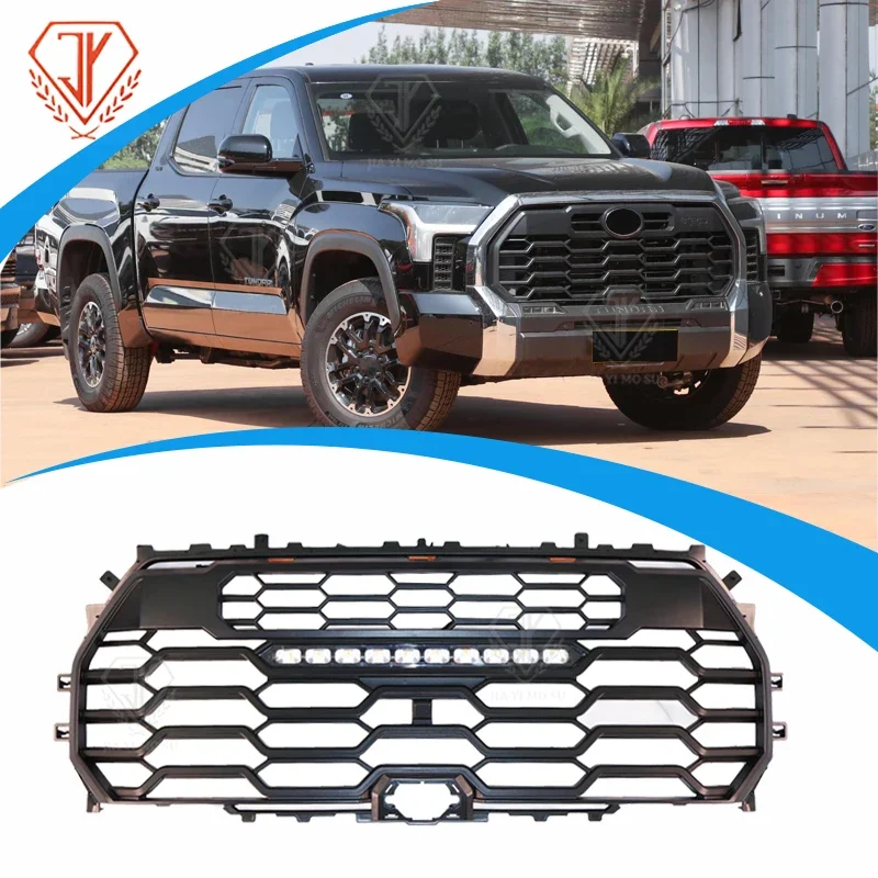 JY Brand Hot Products 2022+ Body Kit 4x4 Accessories Parts Front Mesh Grille For Toyota tundra grille Pro Trd style accessories