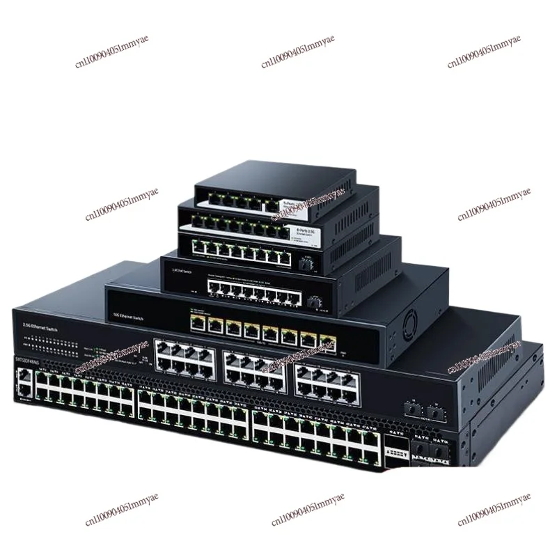 

4/5/8/24 Port 2.5G Switch Web Management Standard POE Power Supply 10 Gigabit Optical Port VLAN Division