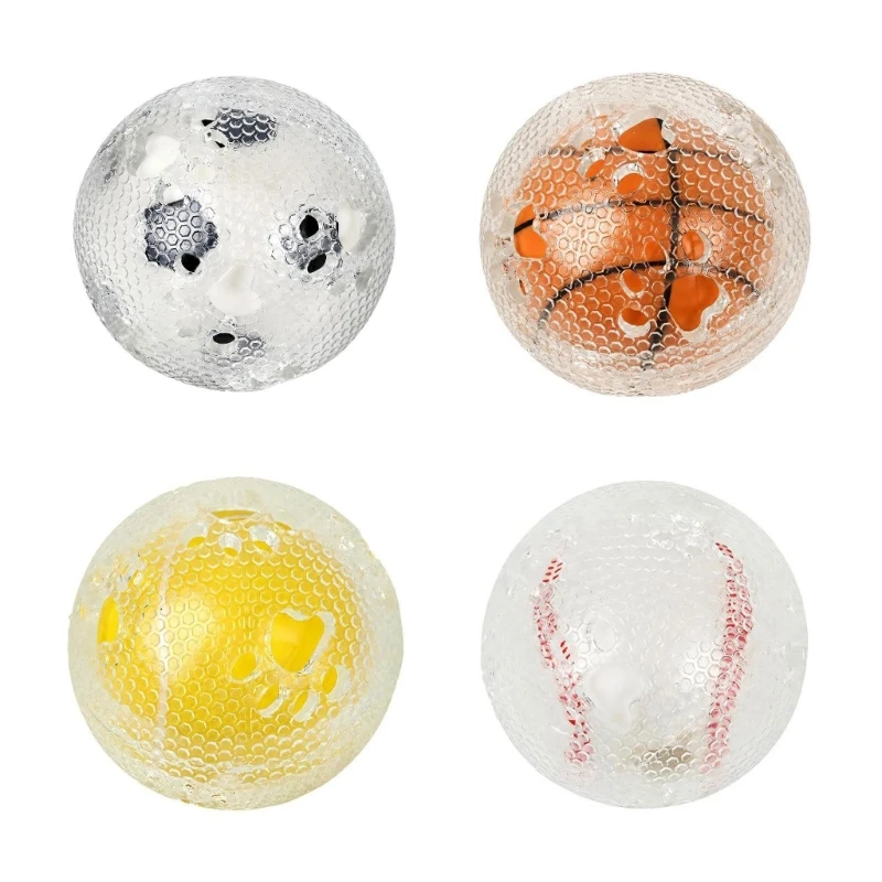 652F Indoor Activity Dog Chewing Toy Ball with Textured Shell Build Detail