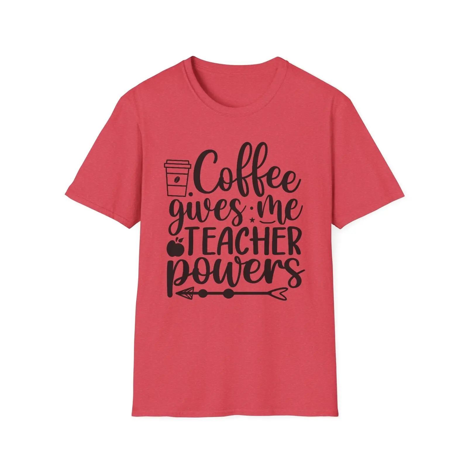 Coffee Gives Me Teacher Powers Softstyle T Shirt