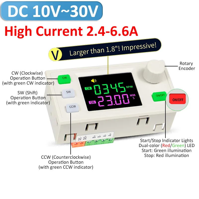 

SMD6 Шаговый двигатель Встроенный привод и контроллер 42/57/86 Шаговый двигатель постоянного тока 10 ~ 30 В 6,6 А Скорость импульса ПЛК Последовательная связь