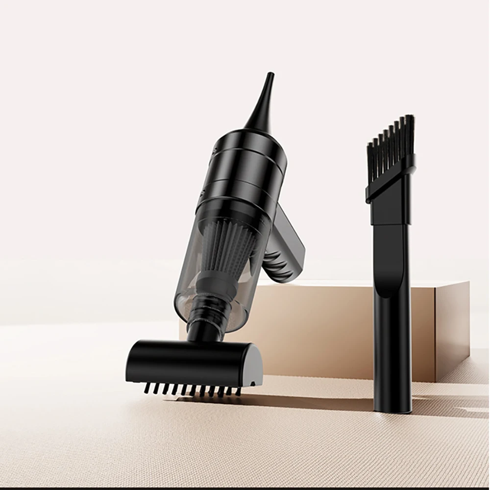 Portable Wireless Vacuum Cleaner Bandwidth Mouth Suction Head Pet Hair Cleaning Suitable Car Home Handheld Dust Cleane Vacuum