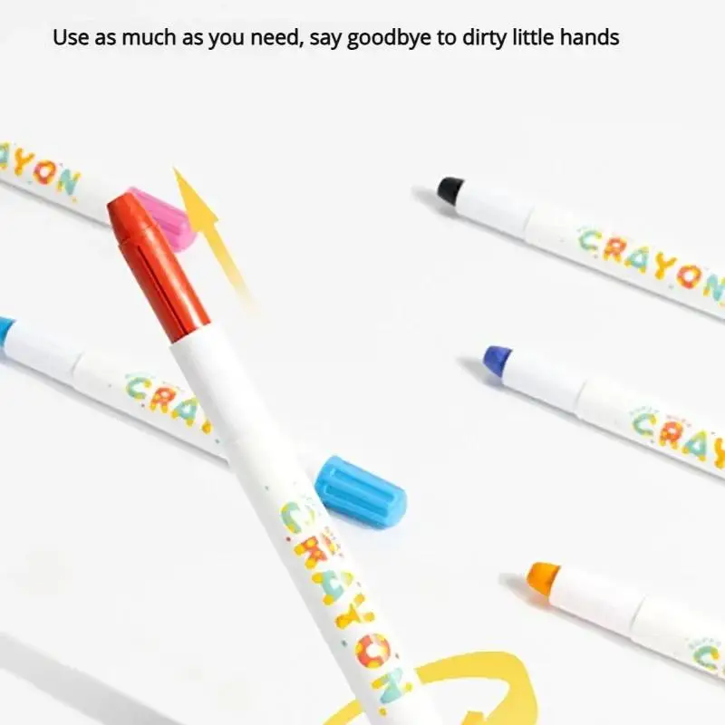 12/48 Pcs Silky Smooth Crayon Set Non-Toxic Boxed Art Supplies for Kids Painting School Home Travel