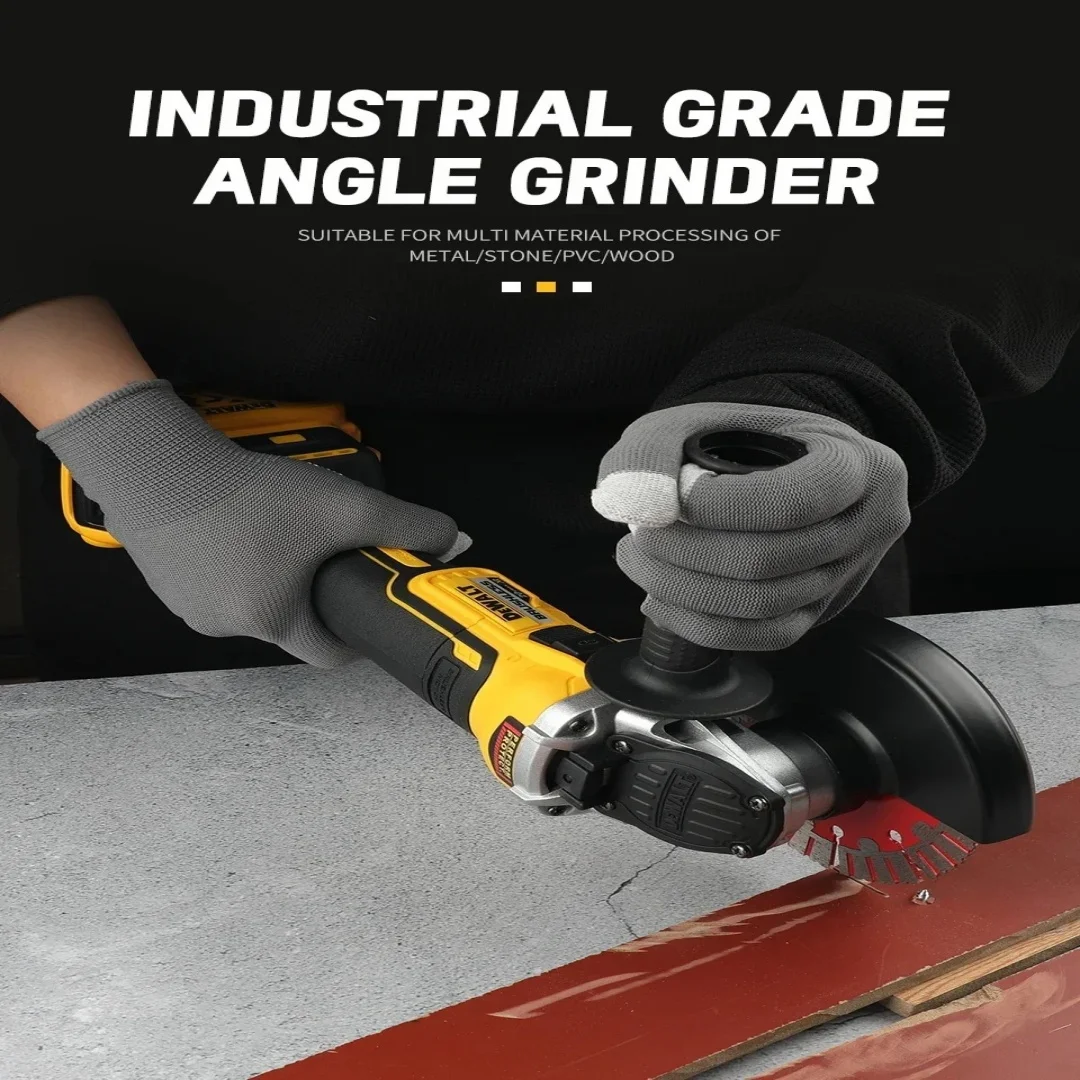 

DeWalt lithium-ion angle grinder, brushless cutting machine, rechargeable hand grinder, electric hand polisher DCG406