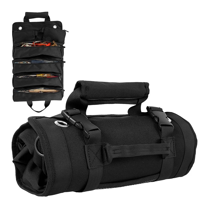 New Tool Organizers Multi-function Large Tool Organizer Bag Heavy Duty Roll Up Tool Bag Organizer Carrier Bag Camping Gear