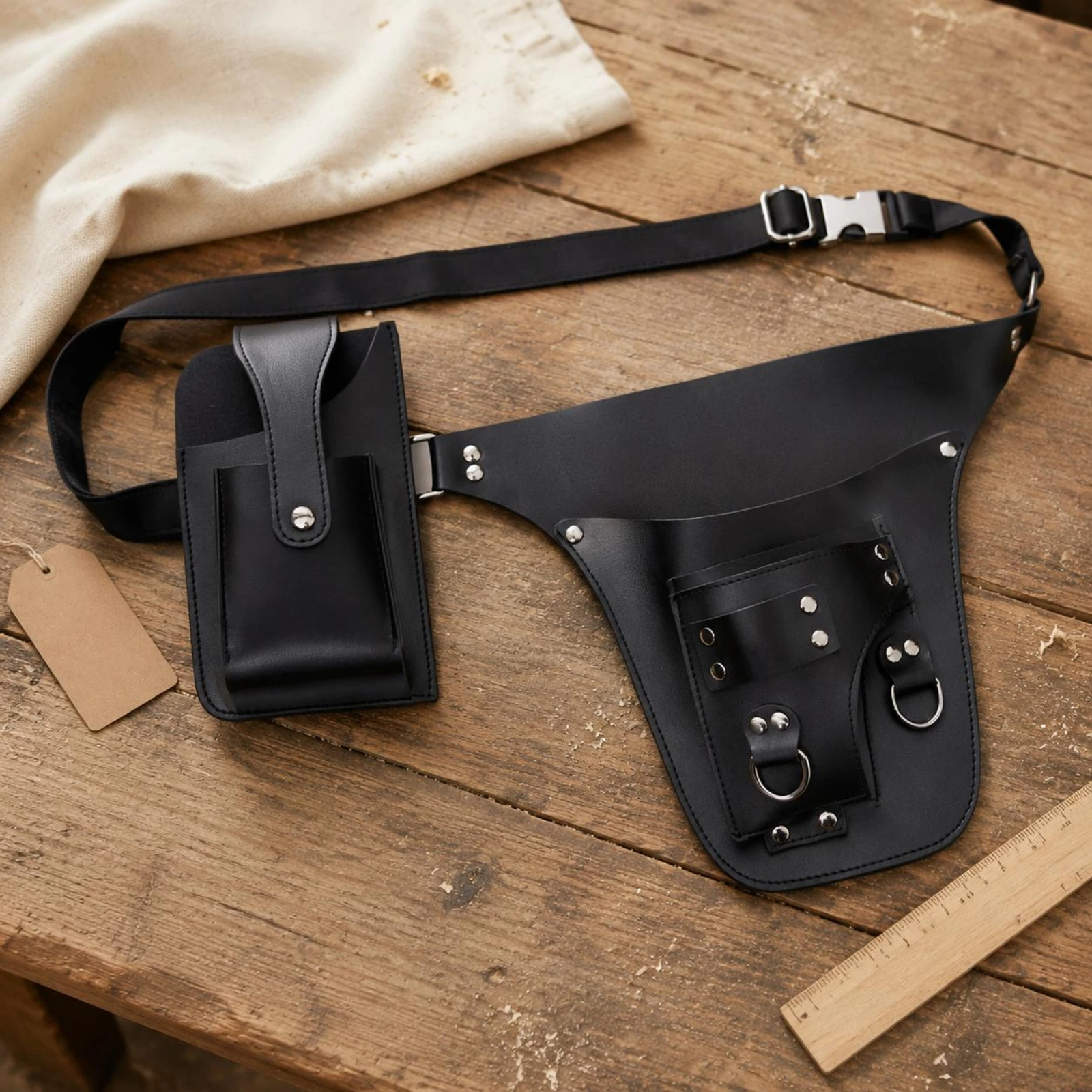 Garden Waist Pouch Portable Garden Tool Belt Waist Tool Bag Adjustable Outdoor Gear Long-Lasting for Gardening