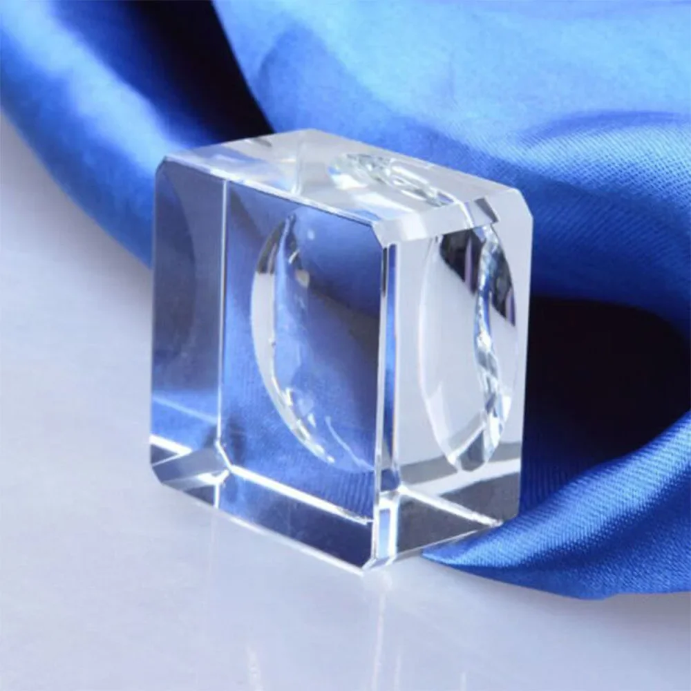 60/80mm K9 Crystal Clear Photography Crystal Sphere Ball Decoration Lens Photo + Stand