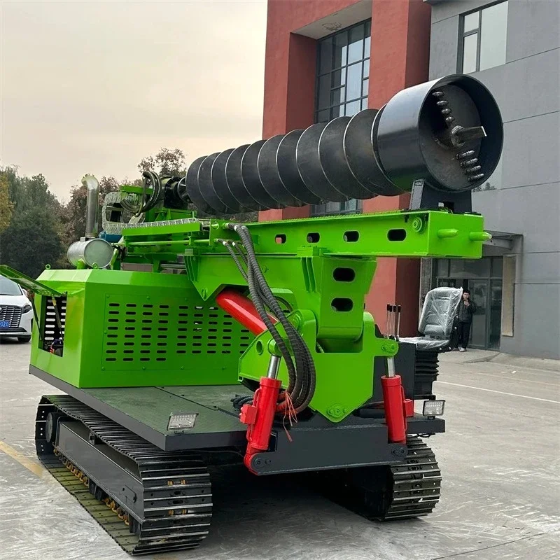 Photovoltaic Hydraulic Pile Driver Solar Pile Driver Machine Hot Sale New Hydraulic Screw Pile Driver Rig Mine Drilling Rig