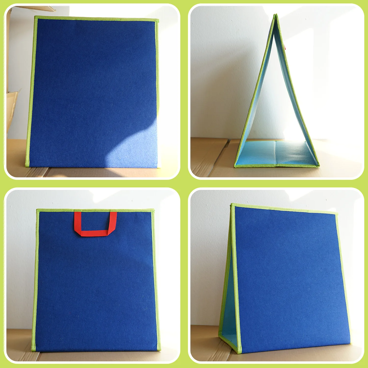 Foldable felt display board, picture book teaching story board, suitable for interactive education of children in home school