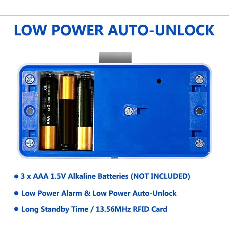 

New Cabinet Lock, Smart NFC RFID Electronic DIY Child Safety Proofing Lock For Cabinet Drawer Locker Cupboard