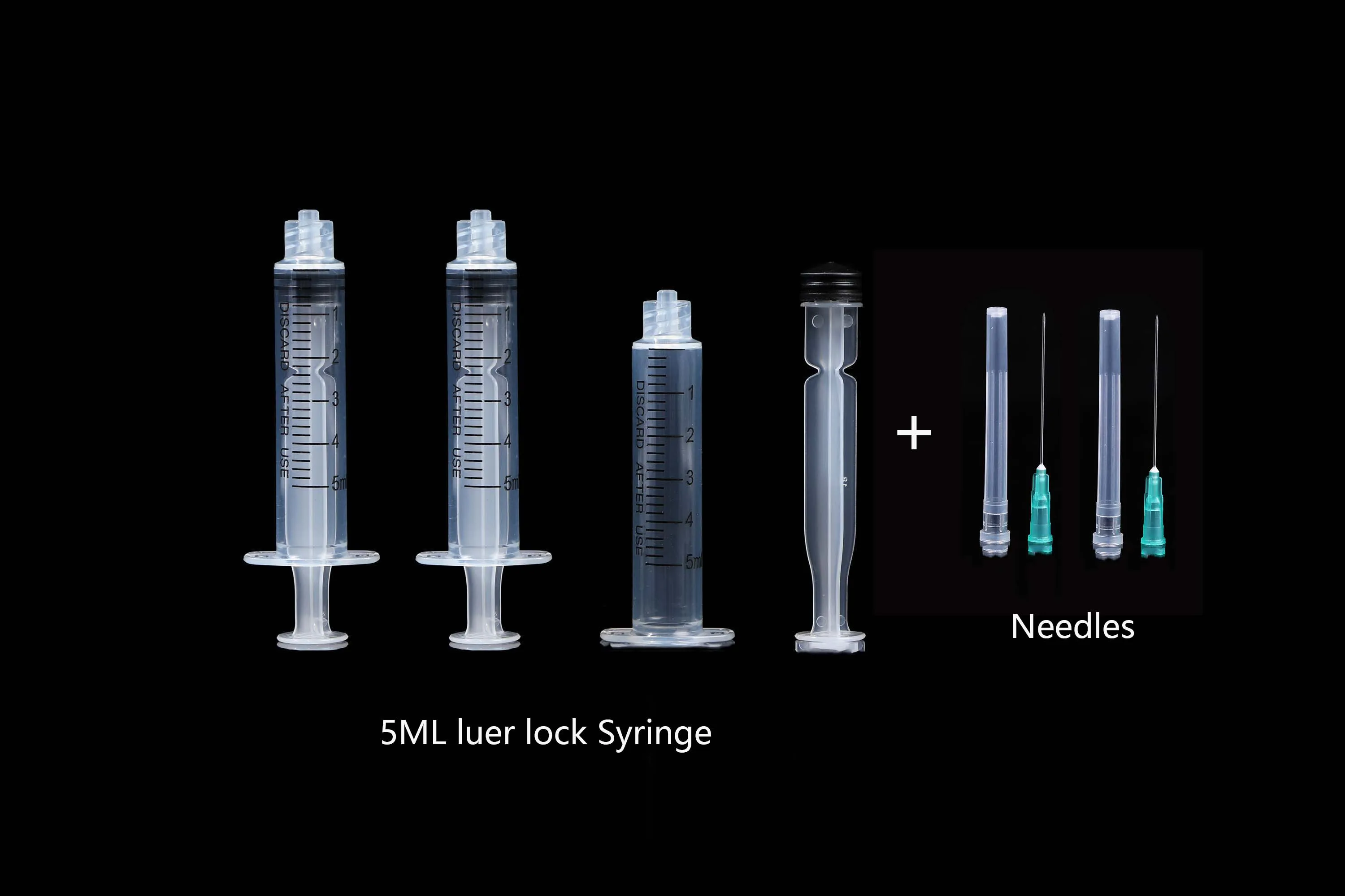5ML Plastic Disposable luer lock Syringe+30G 29G 27G 26G 25G 23G 21G 18G sterile Needle For Refilling Measuring Nutrient For Liq