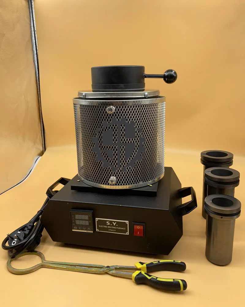 Four de fusion d'or à maille compacte 110v/220v, outil de bijouterie pour le processus de fusion du fer et du cuivre