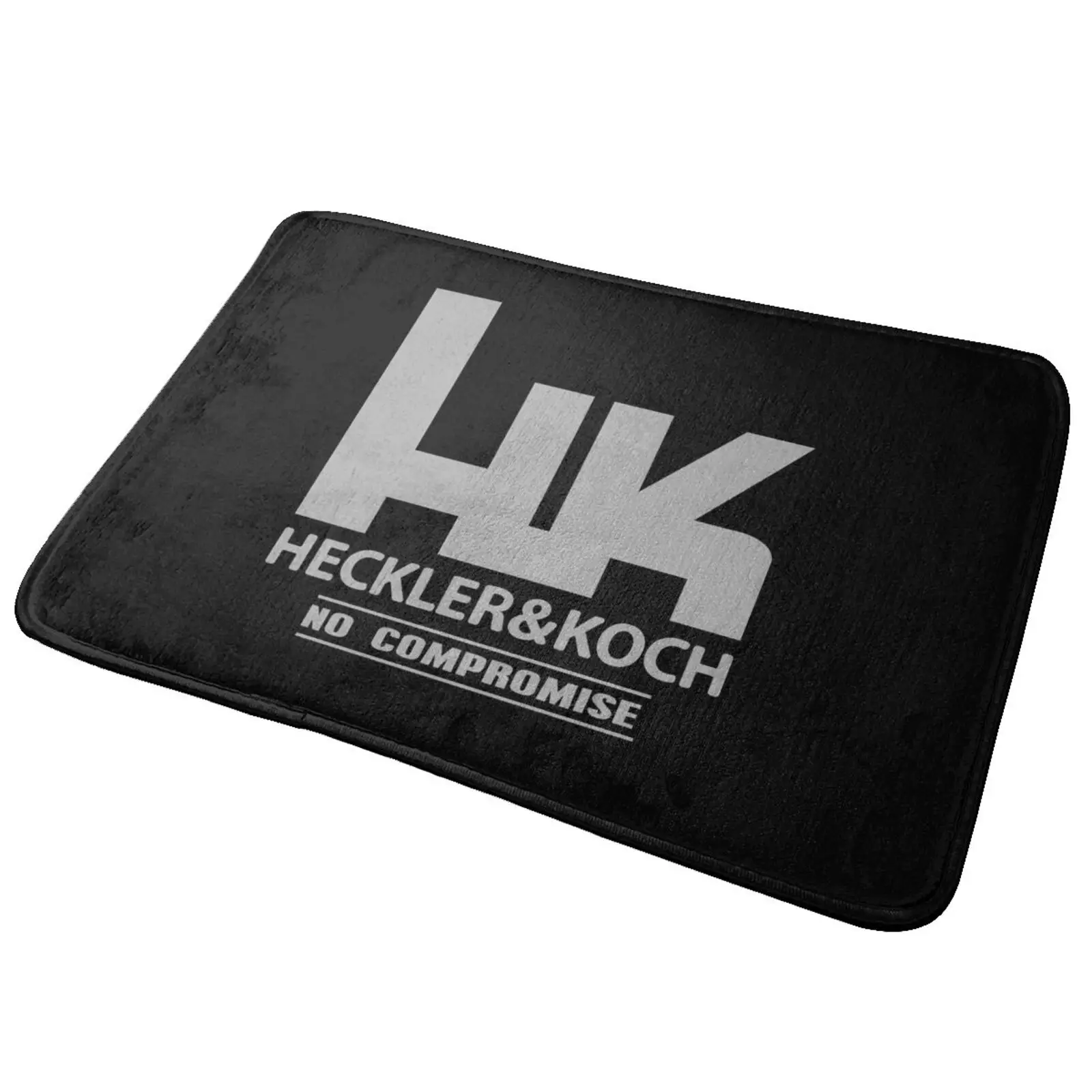 Heckler Koch Hk Mg4 Gun Pistol Riffle Military Army Mat Rug Carpet Shaggy Decoration Kitchen Mat