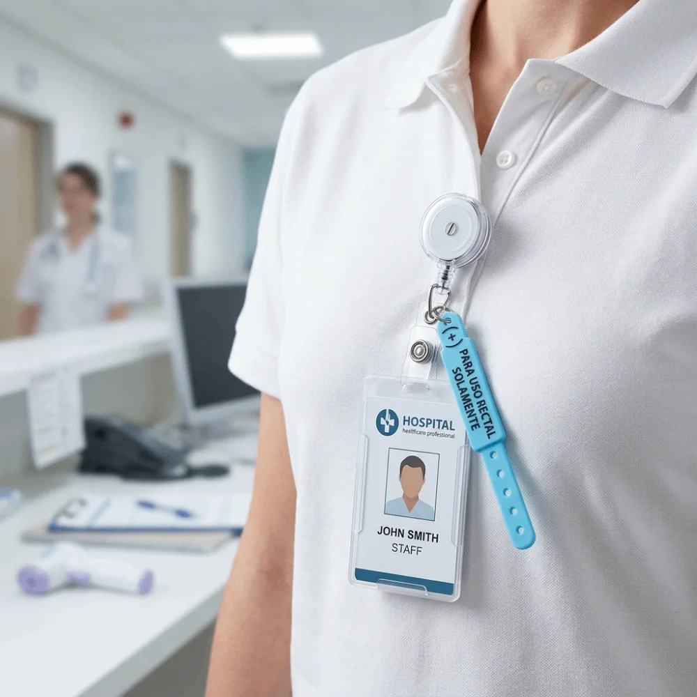 Unique Retractable Retractable Badge Reel Belt Clip Transparent ID Badge Holder Durable Lightweight Badge Reel Doctor