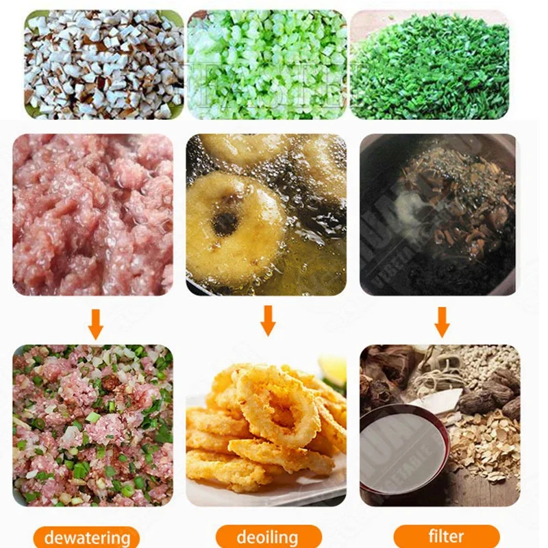 Essiccatrice centrifuga per frutta alimentare commerciale Buruimu/essiccatore rotante per verdure/disidratatore