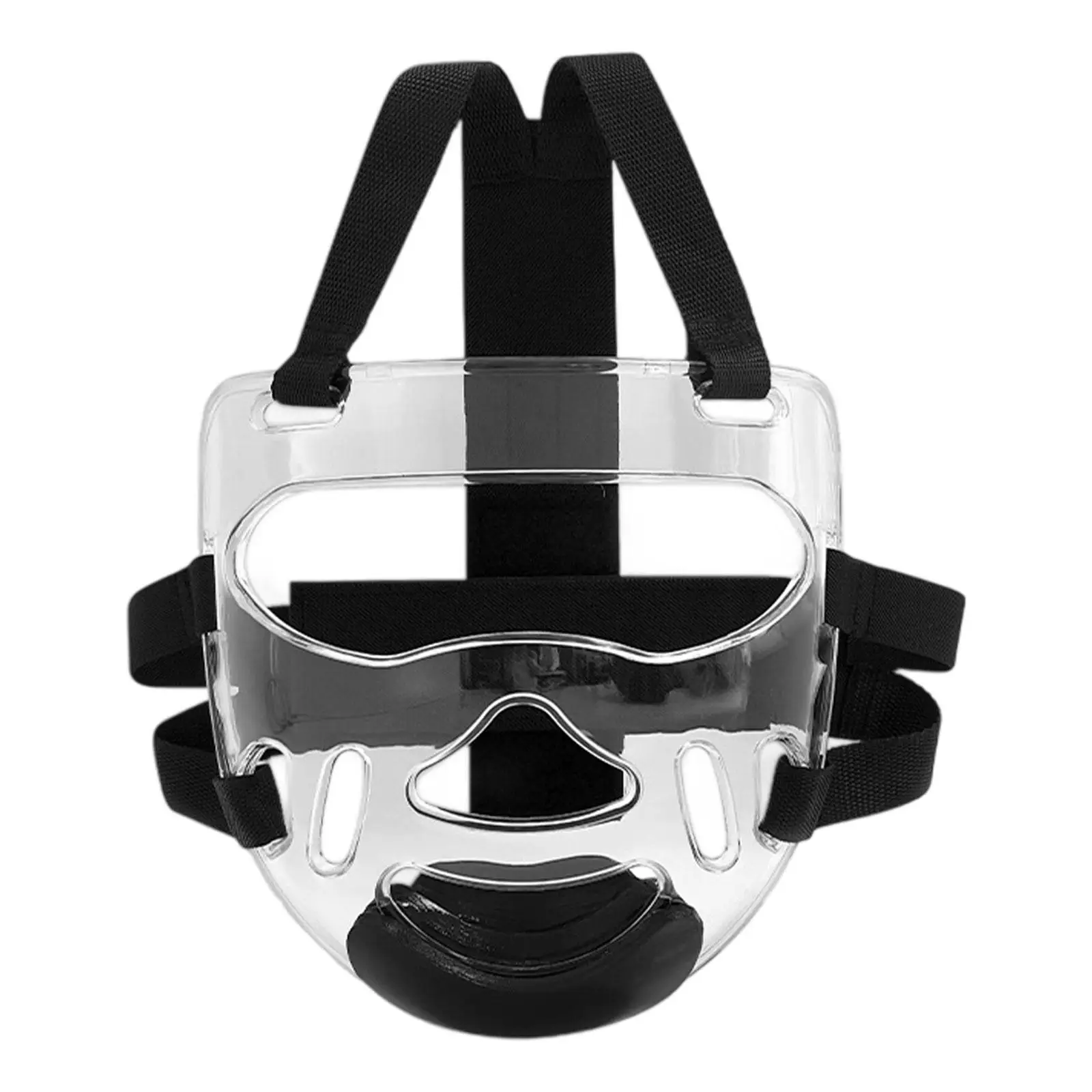 Taekwondo Mask Face Shield Clear Ventilated Protector for Child Taekwondo Protection Kit Karate Training view 2