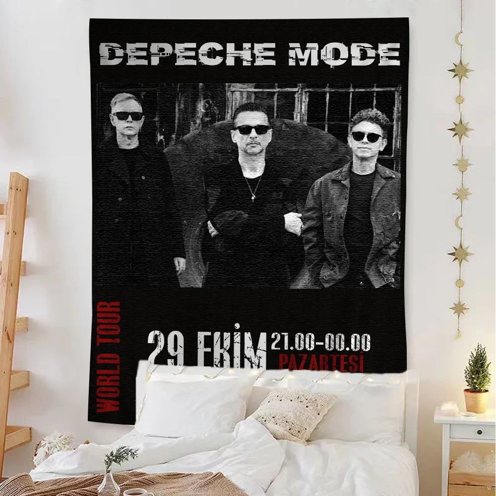 Depeche-Mode Singer Star DIY Wall Tapestry for Living Room Home Dorm Decor Wall Art Decor