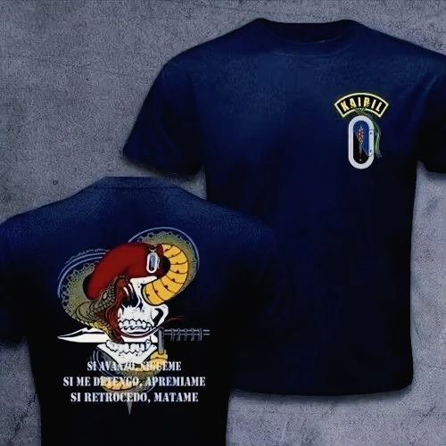 A new T-shirt with the Kaibier logo print of the Guatemalan Land J Special Forces in the summer of 2026 for military enthusiasts