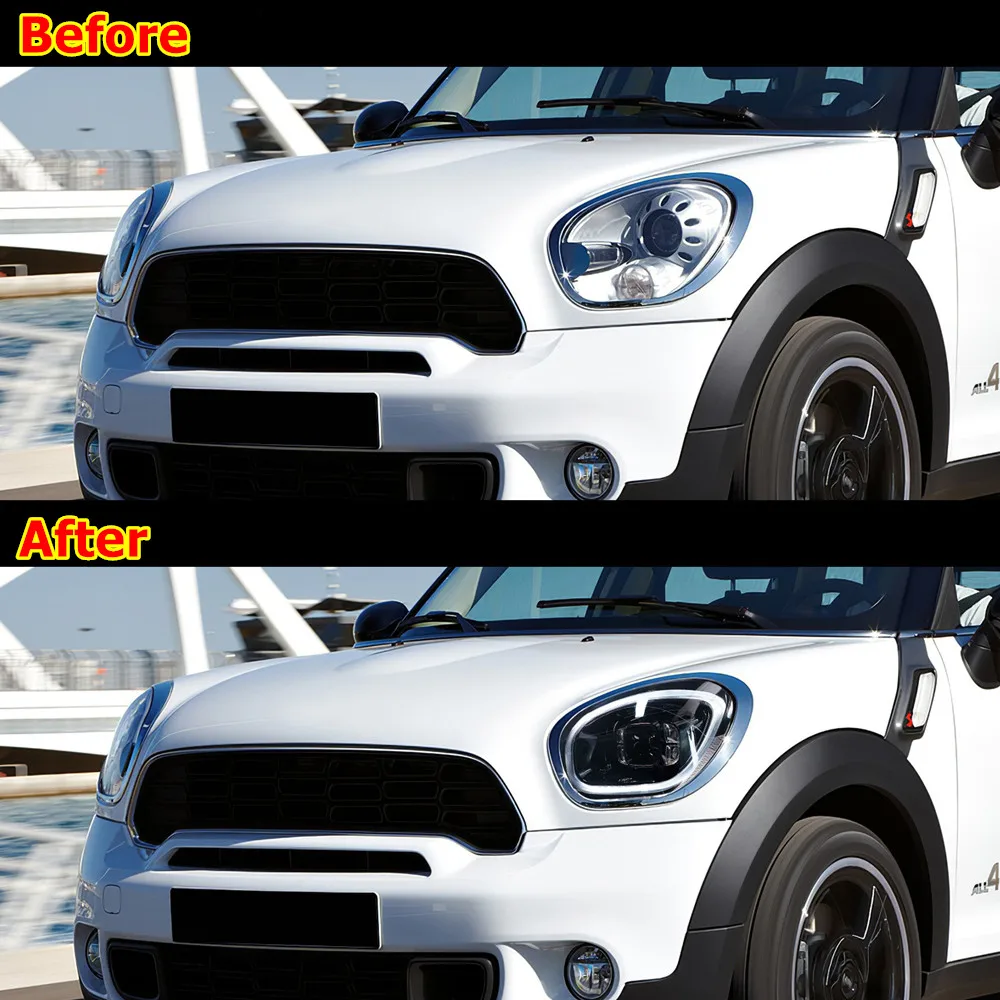 Car Led Headlights For BMW Mini Cooper Countryman R60 2010-2016 Upgrade Led Front Lights Assembly Plug And Play