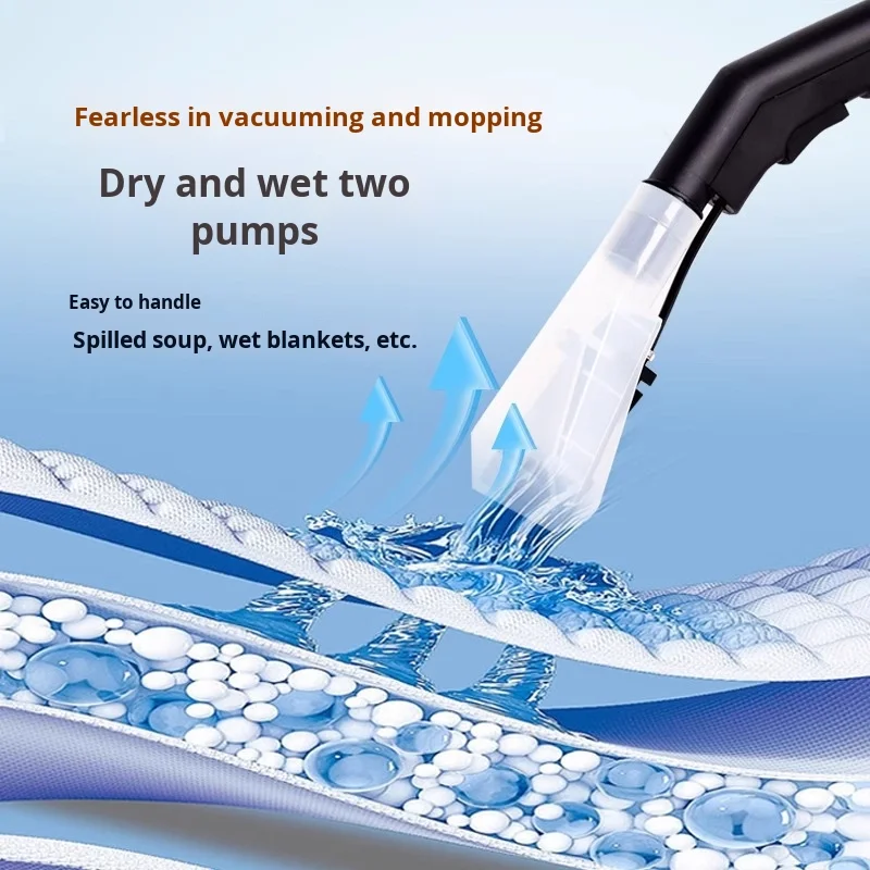 

Высокоэффективная электрическая автомобильная машина для очистки водопоглощения, многофункциональный внутренний распылительный всасывающий пылесос