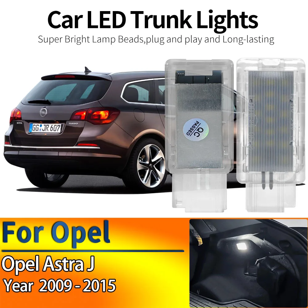 1/2Pcs LED Trunk Cargo lamps Luggage Compartment light For Opel Astra J 2009-2015 Astra K 2015- Meriva Mokka Saab 9-5 the Car