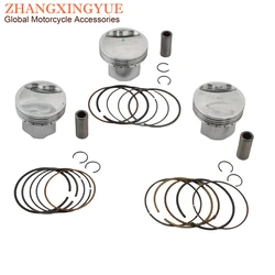 4-Valve 58.5mm 61mm 63mm YW125 Bws125 Mio125 Racing Piston Kit For Yamaha Cygnus GTR YW Bws Zuma 125cc Upgrade 160cc 180cc 200cc