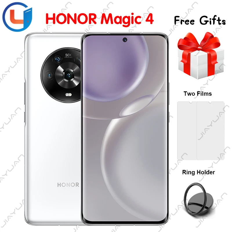 

Оригинальный Смартфон HONOR Magic 4 5G, экран 6,81 дюйма, 120 Гц, Snapdragon 8 Gen 1, Android 12, Восьмиядерный, 4800 мАч, NFC