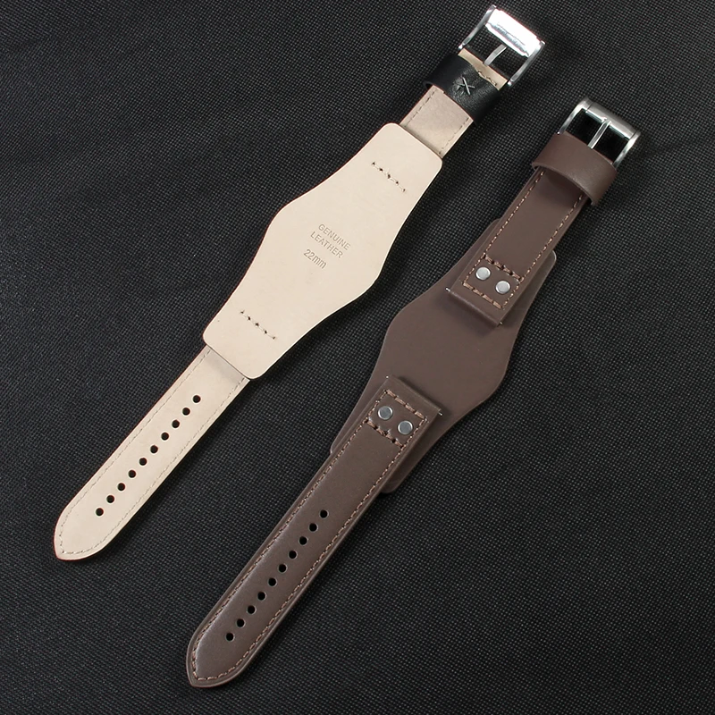 Breathable Skin Friendly Genuine Cow Leather Watchbadns for Fossil Ch2891 Ch3051 FS4735 FS4812 Series Waterproof Strap 22mm