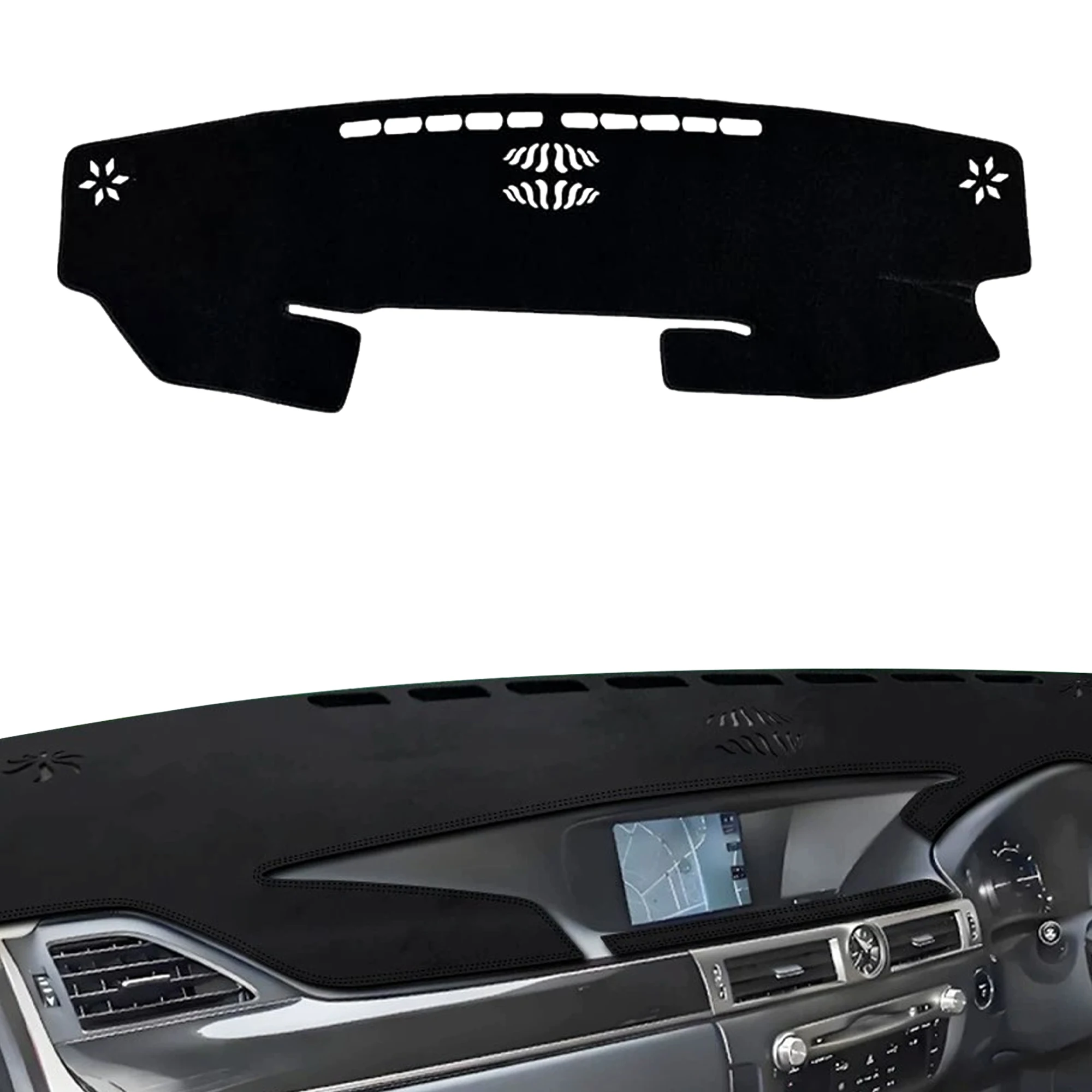 for Lexus GS GS450h L10 2012-2020 Anti-Glare Dashmat Dashboard Cover Dash Mat Sun Block Anti-UV Non-Slip Car Protector Mat