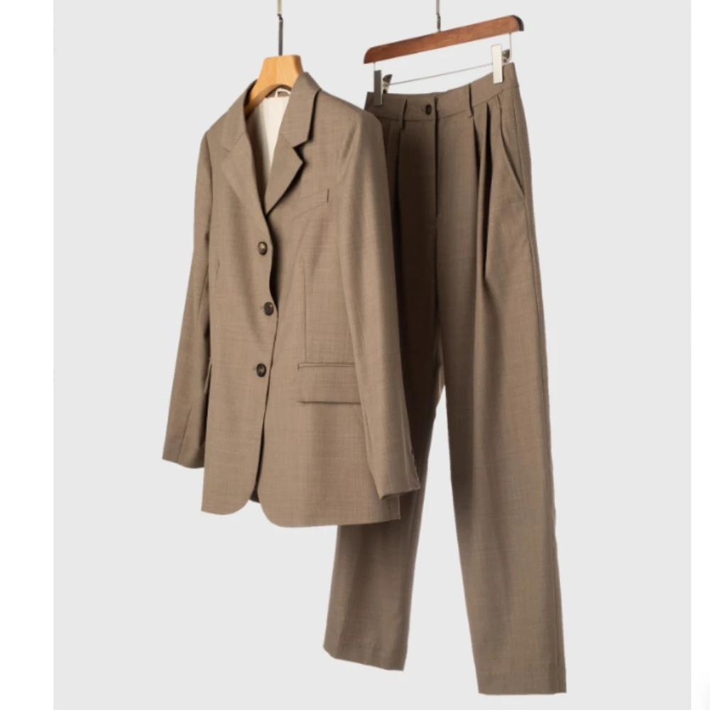 

Осенне-зимний однобортный пиджак, комплект