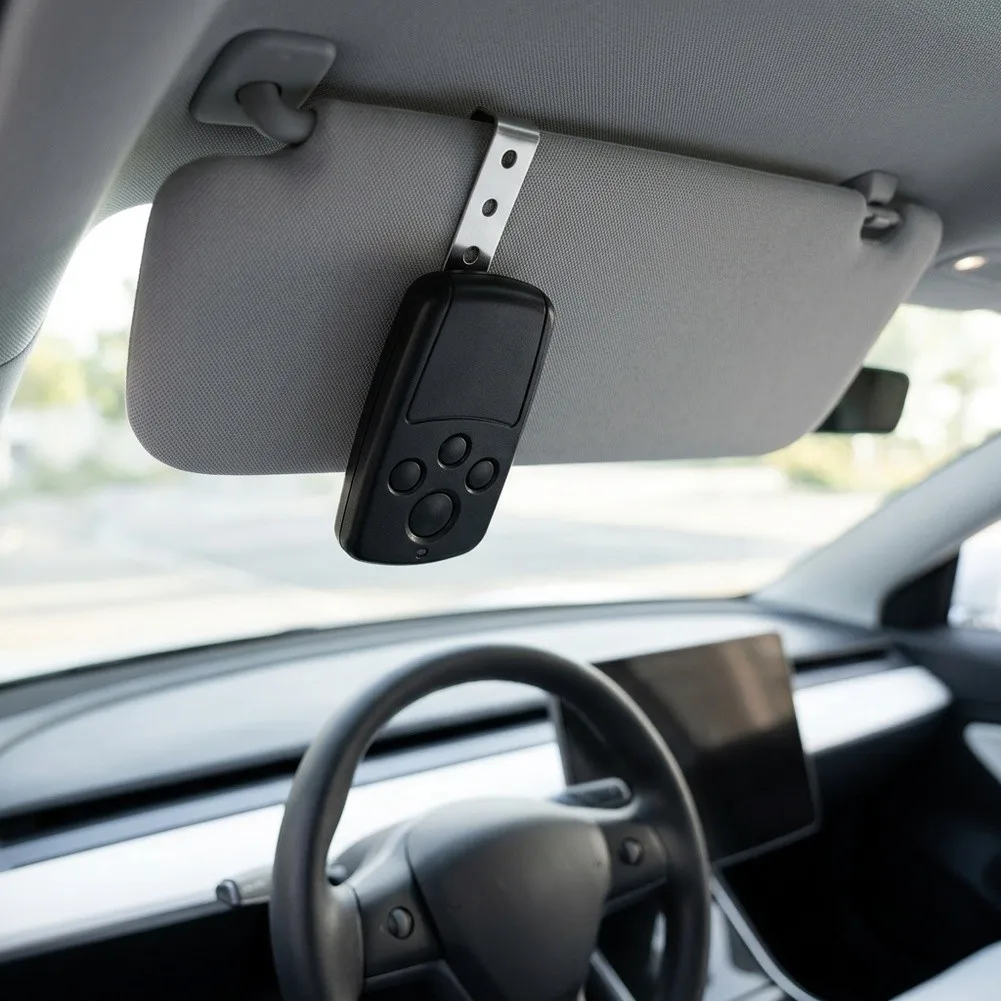 10Pcs Stainless Steel Sun Visor Photo Clip Car Interior Document Holder For Vehicle Organization And Wall Display Accessories
