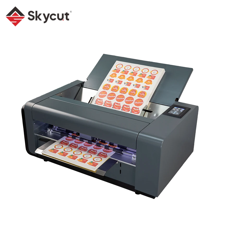 SKYCUT A3MAX4 Series Servo Motor Automatic Feeding Sheet Digital Die Cutter Self-adhesive Labels Cutting Plotter Machine