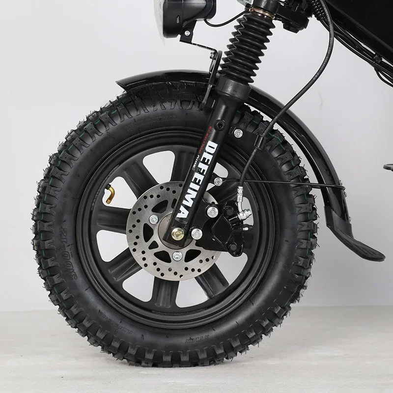 Russian Lithium Battery Car 16 Inch 21A Electric Bicycle Takeaway Food Delivery Bicycle Load King Electric Vehicle Monster