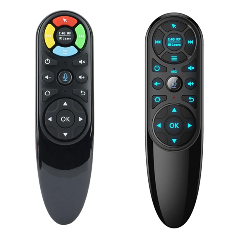 Voice Remote Control 2.4G Wireless Air Mouse With Gyroscope Backlit IR Learning For Android TV Box