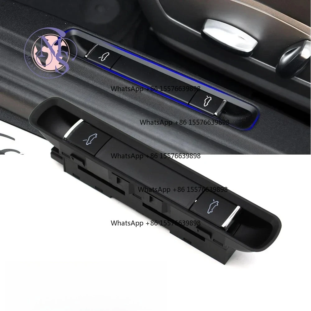ZOCI-FOR- Hood Trunk Lock Release Switch Chrome 99761310502A05 For Porsche 911 987 997 Boxster Cayman Carrera