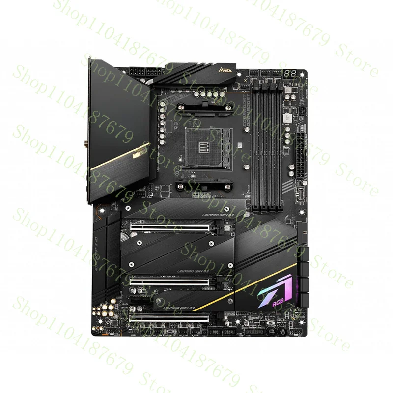 ++For MSI MEG X570S ACE MAX Motherboard Socket AM4 DDR4 6×SATA III ATX Mainboard