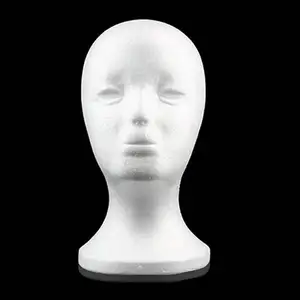 Women Head model Headset Wig Display Stand Foam Foam Women's Mannequin Head Hat Display 10 Main Women's Mannequin Sales - №5