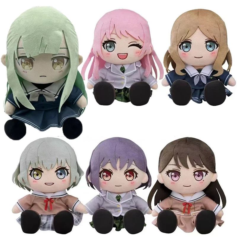 

Anime MyGO BanG Dream Plush Toys Cartoon Wakaba Mutsumi Anon Chihaya Stuffed Dolls Soyo Nagasaki Taki Shiina Plushie Figure Gift