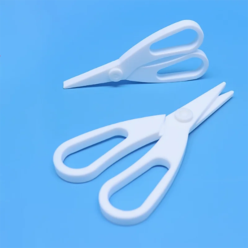 Tetrafluoro scissors Experimental scissors Polytetrafluoroethylene scissors corrosion-resistant experimental material