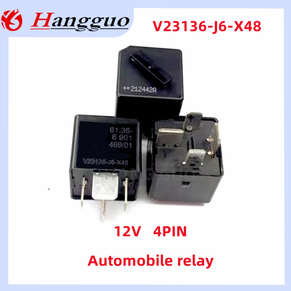 1-5PCS/Lot original V23136-J6-X48 12V 4-pin relay For BMW 3 Series 5 Series 7 series automotive